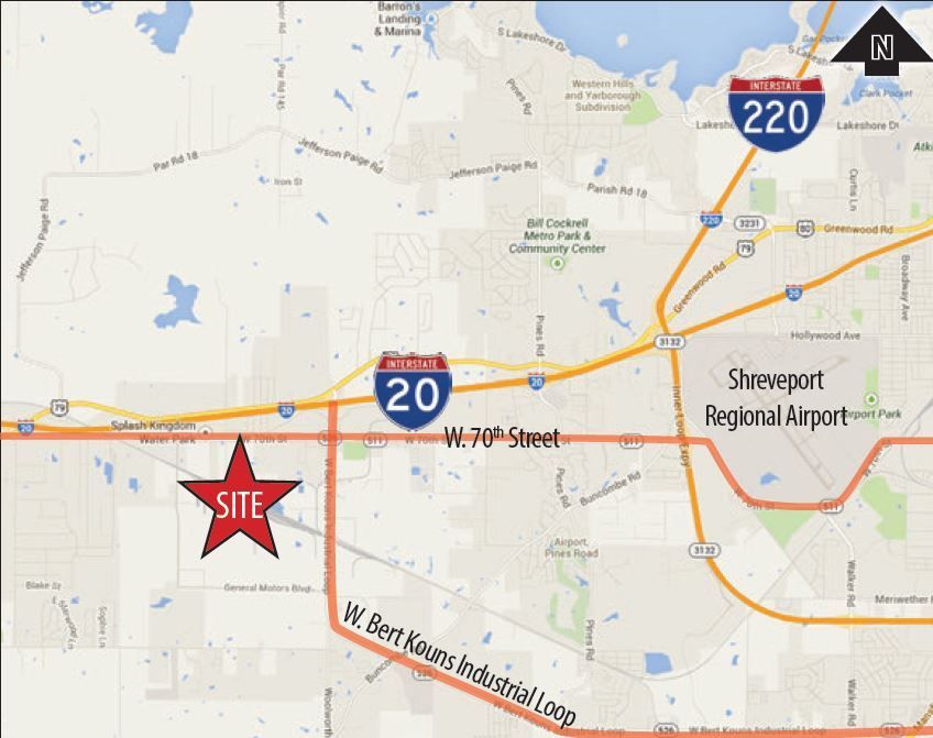 West Park Road at Atkinson Drive: West Park Road at Atkinson Dr., Shreveport, LA 71129